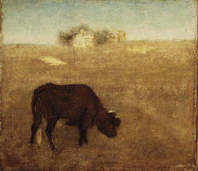 Albert Pinkham Ryder Evening Glow, The Old Red Cow Sweden oil painting art